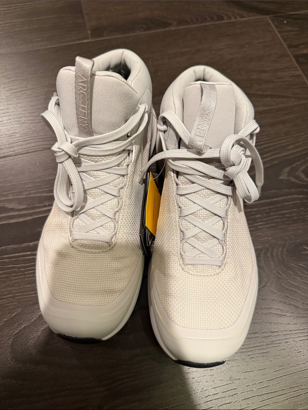 Arc'teryx Off-White/Light Cream Lightweight Hiking Sneakers